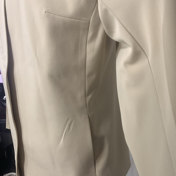 A&K DESIGNS Vintage Formal Natural Classic Blazer Pocket Zipper Medium - Picture 9 of 11